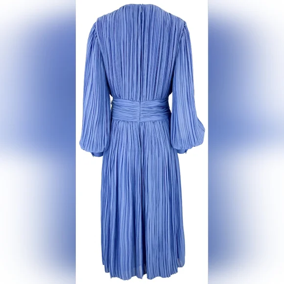 NWT sz 44(8) $1995 Rochas plisse midi dress